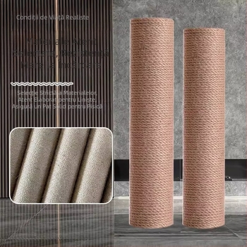 Pilon din frânghie de cânepă, cadru de cățărat pentru pisici, pilon din iută și sisal, pilon de înlocuire pentru pisici, pilon de prindere pentru cer, explozii DIY, făcute manual