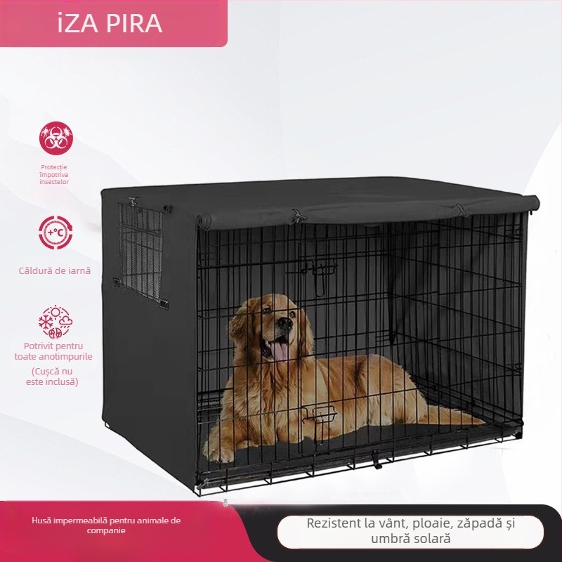 Impermeabil câine cușcă husă iepure cușcă pui cușcă portabilă pliabilă praf rezistent la vânt protecție solară transfrontalieră caldă pentru animale de companie husă