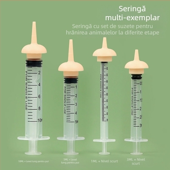 Pet medic hrănitor sticla pisoi cățeluș sticla universală medicament hrănitor picurător biberon nou-născuți pisoi hrănire consumabile