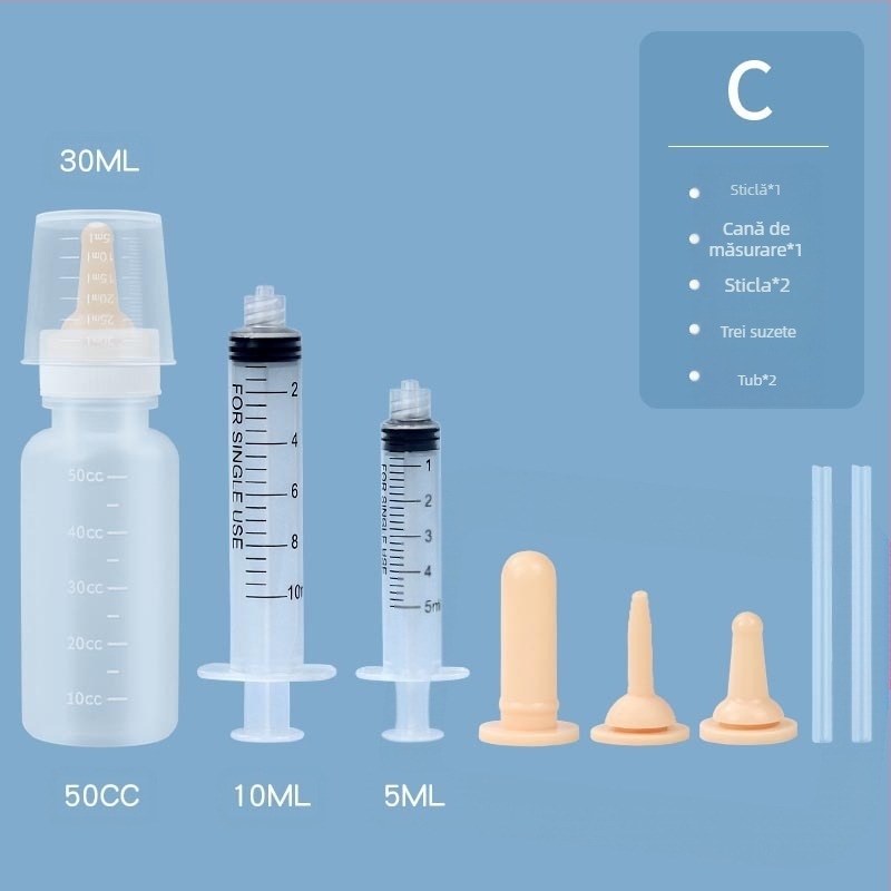 Pet medic hrănitor sticla pisoi cățeluș sticla universală medicament hrănitor picurător biberon nou-născuți pisoi hrănire consumabile