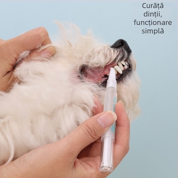 Periuță de dinți pentru animale de companie, Periuță de dinți pentru pisici și câini, Periuță de dinți, Periuță de dinți de curățare multifuncțională, Articole pentru animale de companie, Periuță de dinți pentru câini