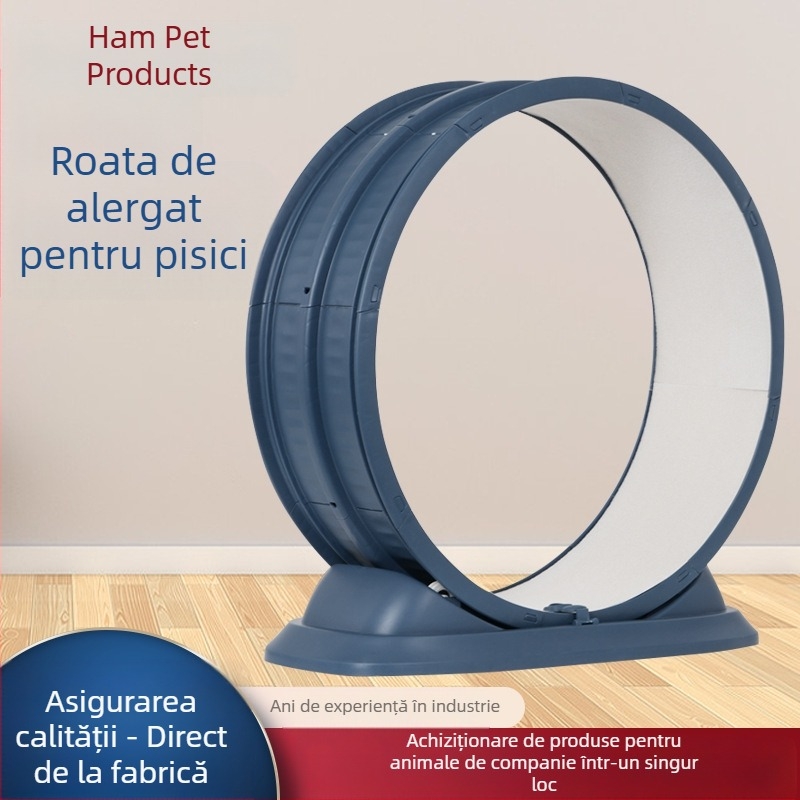 Banda de alergare transfrontalieră pentru pisici, rolă de fitness pentru animale de companie, anti-prindere, roată de alergare pentru pisici, suport pentru cățărare, jucării pentru pisici, consumabile pentru animale de companie