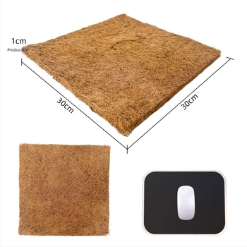 Cocos palmier mătase plantă pătrată impermeabil anti-iarbă antigel cuib de pui cuib de animale de companie covoraș maro covoraș cuib de ouă covoraș porumbel covoraș din fibre animale