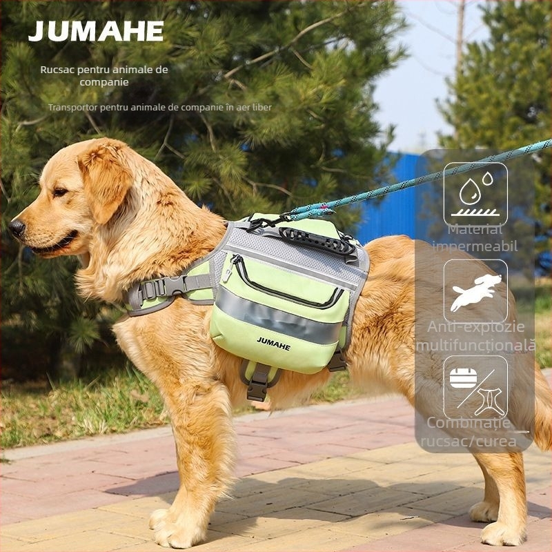 Geantă nouă pentru câini, vânzare excelentă, rucsac autoportabil, geantă de călătorie pentru câini de mărime mare și medie, pentru sporturi în aer liber, Amazon, transport pentru animale de companie în aer liber