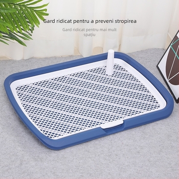 Toaletă supradimensionată pentru câini, toaletă plată pentru câini, toaletă anti-stropire pentru animale de companie, detașabilă, ușor de curățat, bazin de urină pentru câini, en-gros