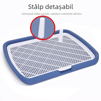 Toaletă supradimensionată pentru câini, toaletă plată pentru câini, toaletă anti-stropire pentru animale de companie, detașabilă, ușor de curățat, bazin de urină pentru câini, en-gros