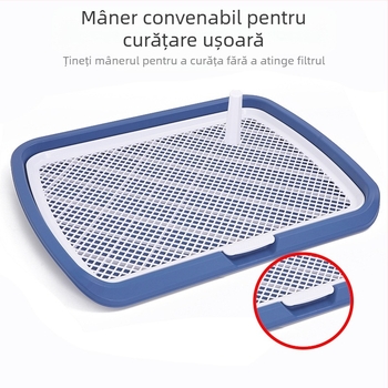 Toaletă supradimensionată pentru câini, toaletă plată pentru câini, toaletă anti-stropire pentru animale de companie, detașabilă, ușor de curățat, bazin de urină pentru câini, en-gros