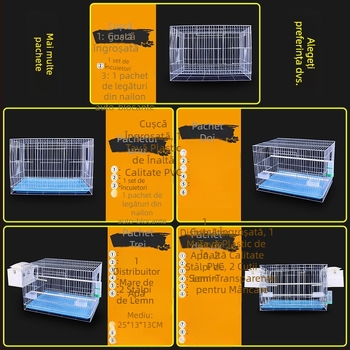 Nou mare îndrăzneață slabă galvanizată cușcă de reproducere bujor papagal cușcă de păsări Xuanfeng insectă porumbel mare cușcă de păsări
