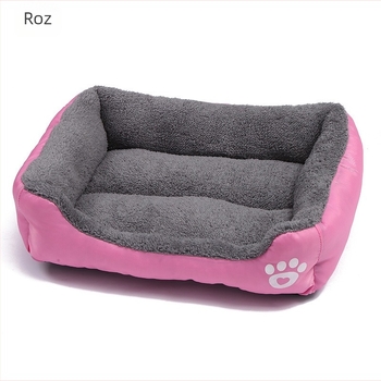Cuib universal pentru animale de companie Four Seasons, culoare bomboane, pătrat, pentru câini, saltea Teddy Pomeranian, din bumbac PP, producător en-gros