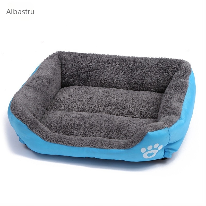 Cuib universal pentru animale de companie Four Seasons, culoare bomboane, pătrat, pentru câini, saltea Teddy Pomeranian, din bumbac PP, producător en-gros