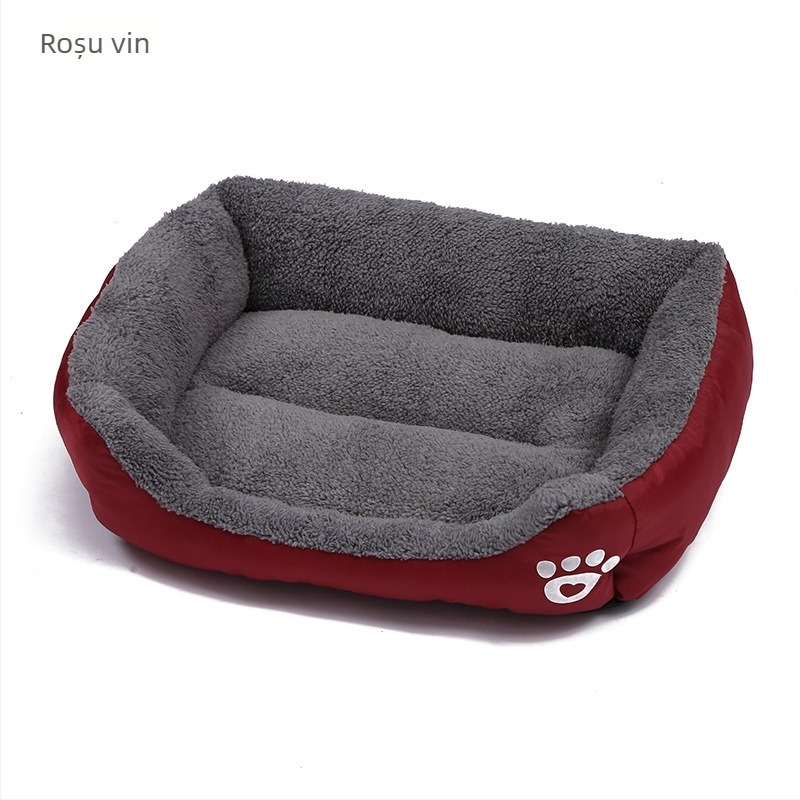 Cuib universal pentru animale de companie Four Seasons, culoare bomboane, pătrat, pentru câini, saltea Teddy Pomeranian, din bumbac PP, producător en-gros
