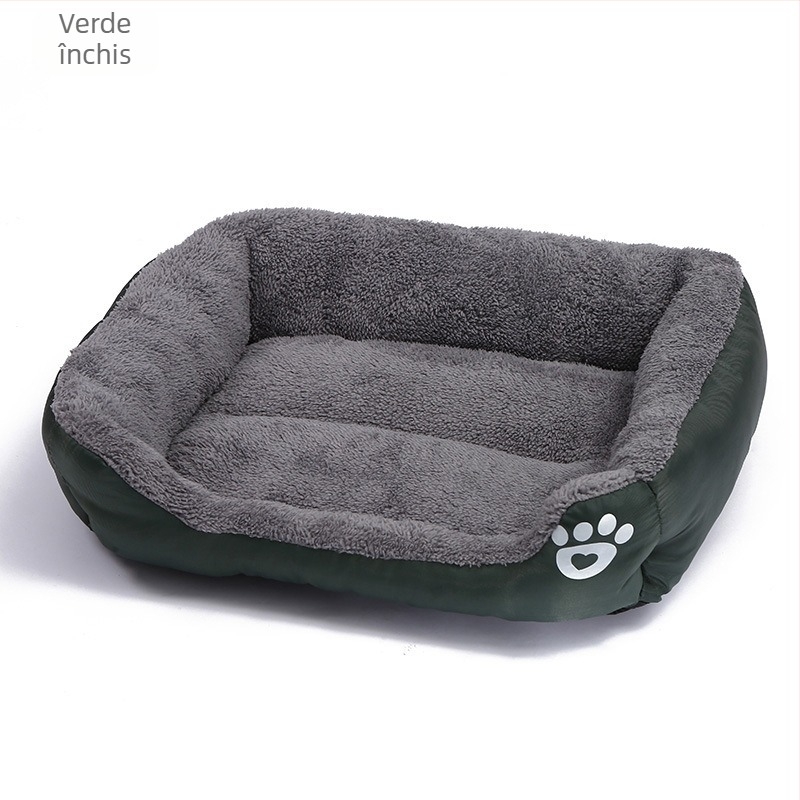Cuib universal pentru animale de companie Four Seasons, culoare bomboane, pătrat, pentru câini, saltea Teddy Pomeranian, din bumbac PP, producător en-gros