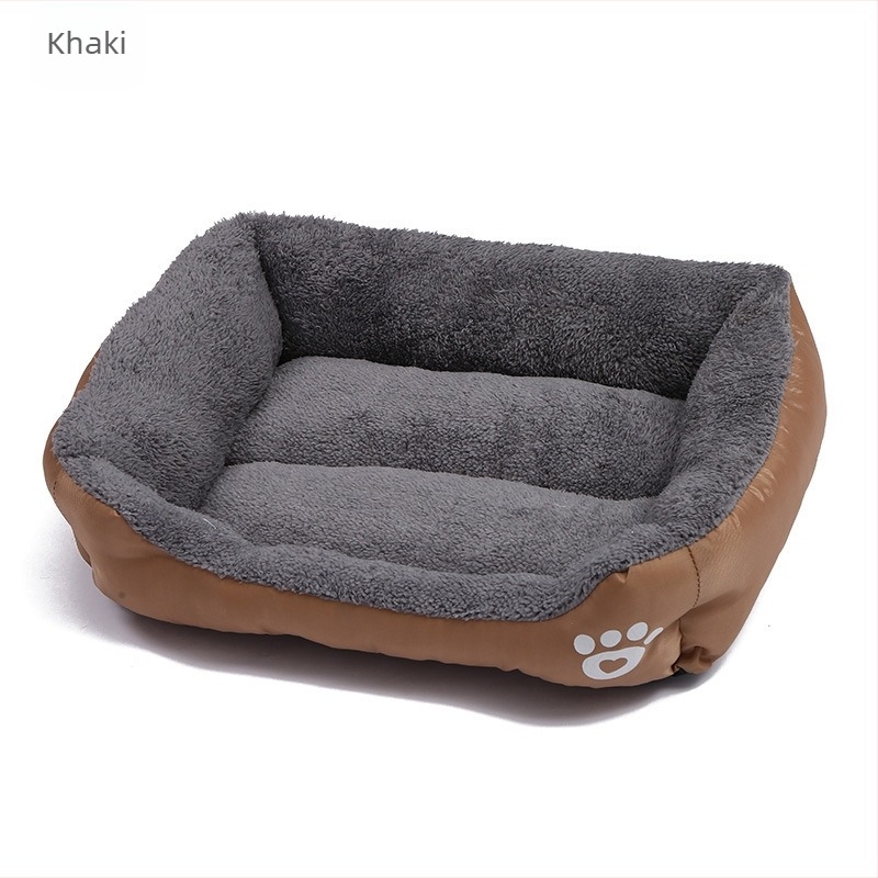 Cuib universal pentru animale de companie Four Seasons, culoare bomboane, pătrat, pentru câini, saltea Teddy Pomeranian, din bumbac PP, producător en-gros