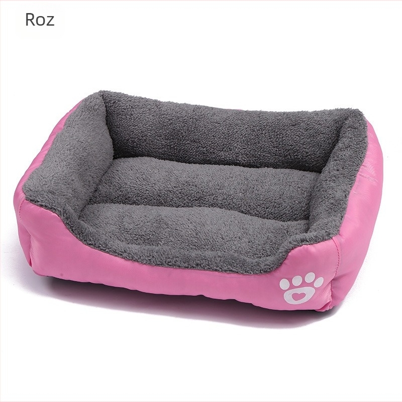 Cuib universal pentru animale de companie Four Seasons, culoare bomboane, pătrat, pentru câini, saltea Teddy Pomeranian, din bumbac PP, producător en-gros