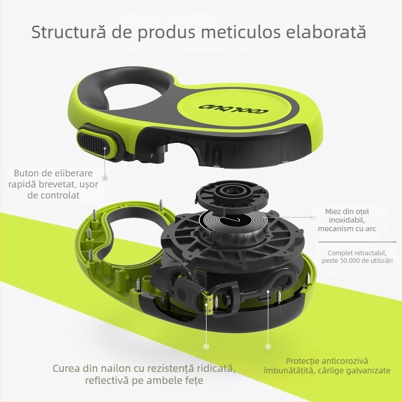 Lesă pentru animale de companie, lesă retractabilă automată pentru câini, lesă reflectorizantă, lesă pentru câini, lesă pentru câini, lesă pentru câini, en-gros