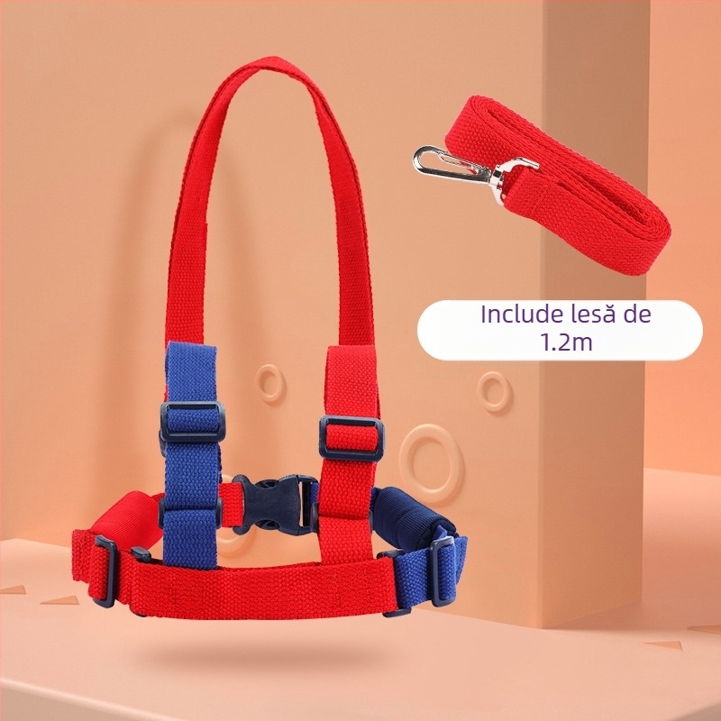 Centură de protecție pentru bebeluși, centură de protecție pentru talie, protecție anti-cădere, anti-cădere, pentru sugari și copii mici, bebeluși care învață să meargă, coardă de tracțiune cu dublă utilizare, artefact