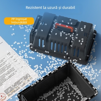 Cutie de aer simplă neagră United Airlines, cu spațiu mare, respirabilă, pentru pisici și câini, articole pentru animale de companie, en-gros