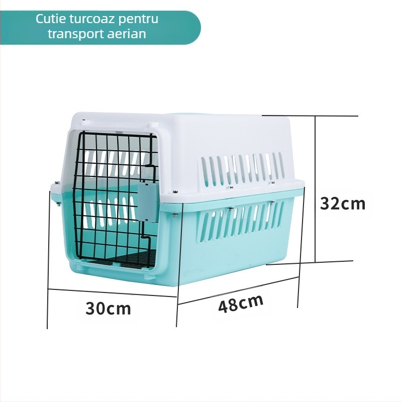 Pisică cu aer pentru animale de companie, cușcă pentru pisici, geantă portabilă pentru transportul aerian, cameră spațială pentru câini mici, cutie pentru transportul aerian