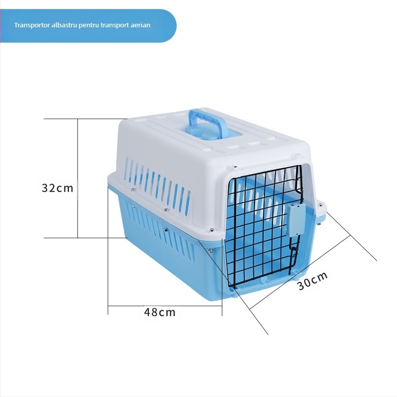 Pisică cu aer pentru animale de companie, cușcă pentru pisici, geantă portabilă pentru transportul aerian, cameră spațială pentru câini mici, cutie pentru transportul aerian