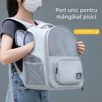 Pisică geantă de transport portabilă extensibilă pentru animale de companie respirabilă, capacitate mare, rucsac pentru câini, cort pentru pisici