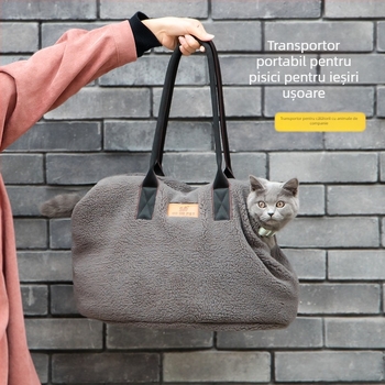 Geantă de pisică Dodopet, respirabilă, de mare capacitate, portabilă, pentru animale de companie, pentru excursii, pentru câini mici, pentru căței, pentru călătorii cu animale de companie