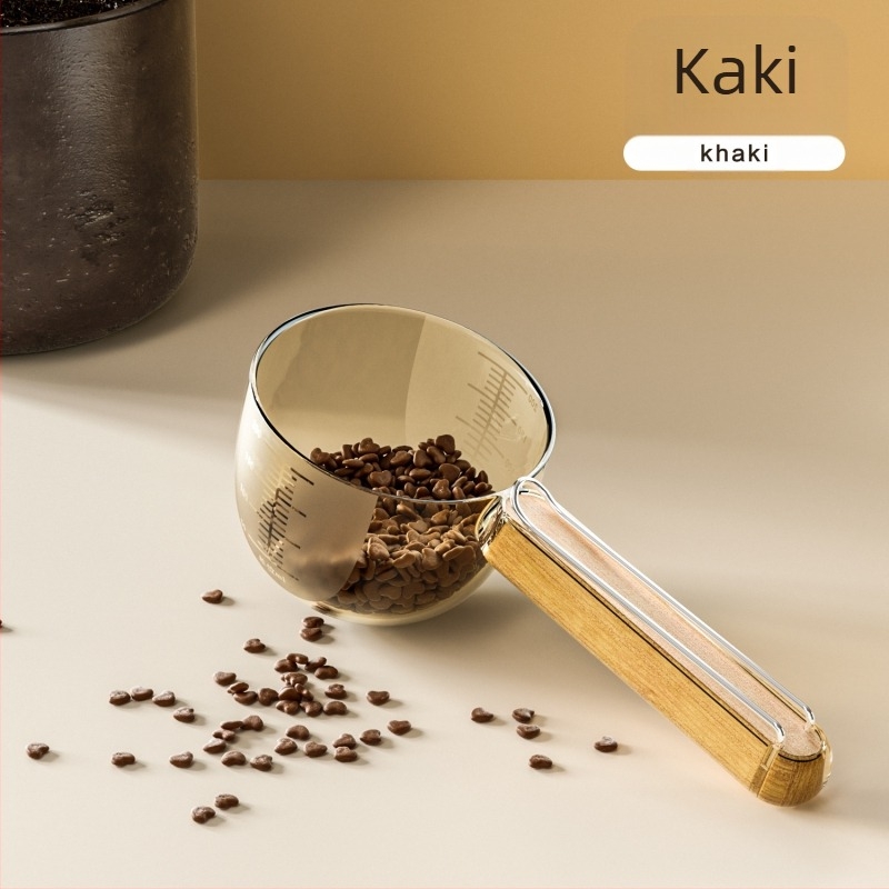 Lingură nouă din lemn pentru hrană pentru pisici, lingură pentru hrană pentru pisici cu clips, provizii pentru pisici și câini, lopată pentru hrană pentru câini, lingură pentru hrană pentru animale de companie, provizii pentru animale de companie