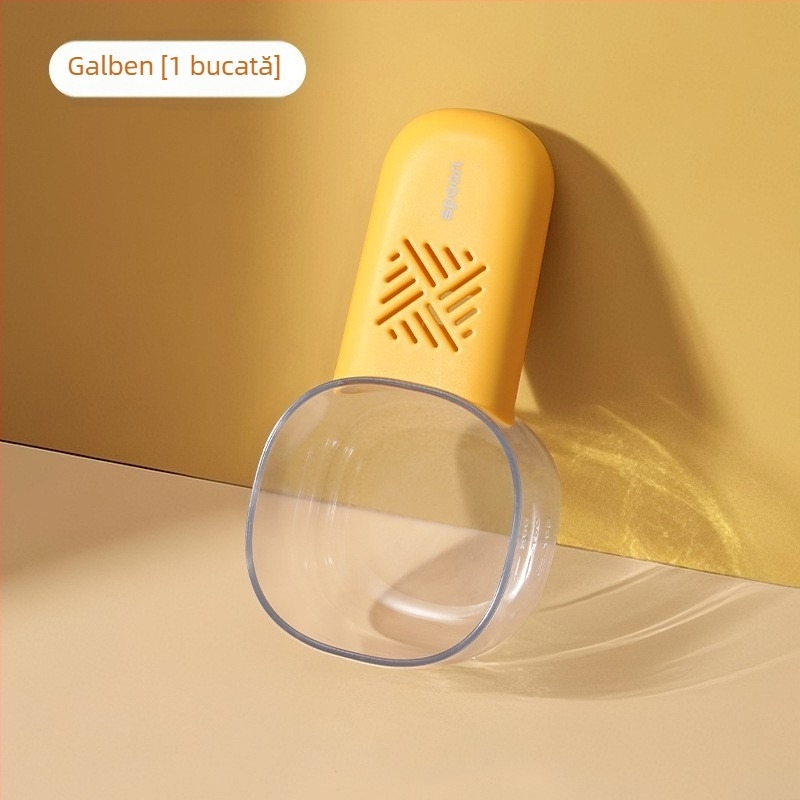 Lingură nouă din lemn pentru hrană pentru pisici, lingură pentru hrană pentru pisici cu clips, provizii pentru pisici și câini, lopată pentru hrană pentru câini, lingură pentru hrană pentru animale de companie, provizii pentru animale de companie