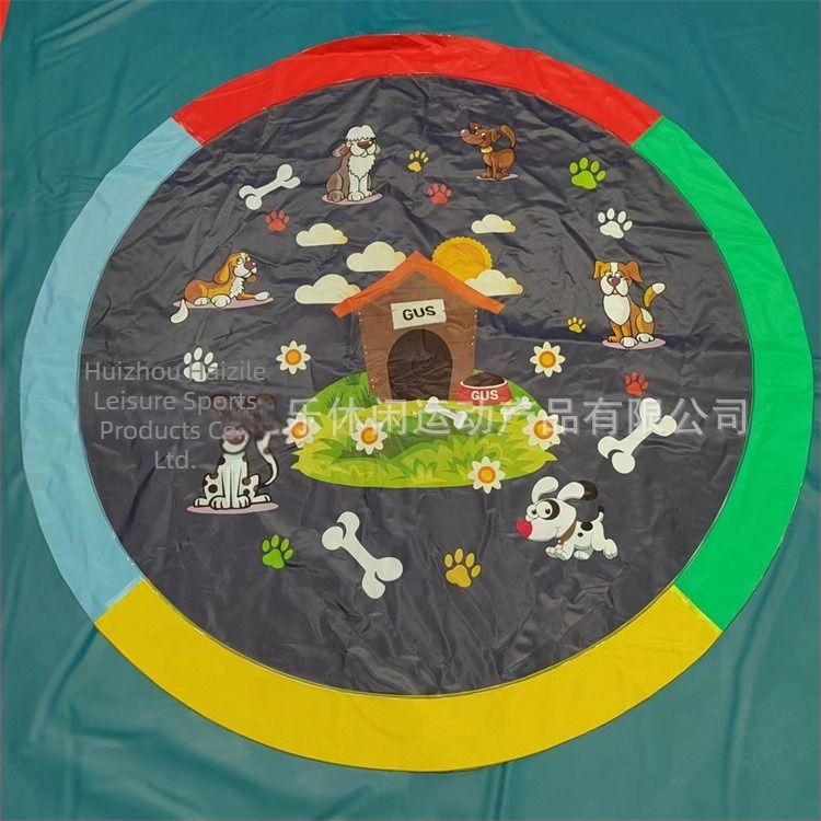 Spot 100CM150C170CM Covoraș de apă pentru copii în aer liber cu delfini, covoraș de apă cu litere din dantelă, covoraș de apă pentru animale de companie