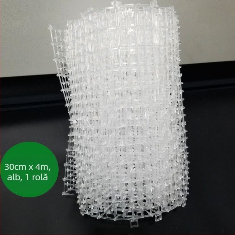 Plasă anti-pisică pentru exterior, rolă, plasă anti-pisică, plasă de izolare din plastic pentru balcon și flori, plasă de înjunghiere pentru pisici, covoraș pentru pisici, plasă de înjunghiere pentru pisici