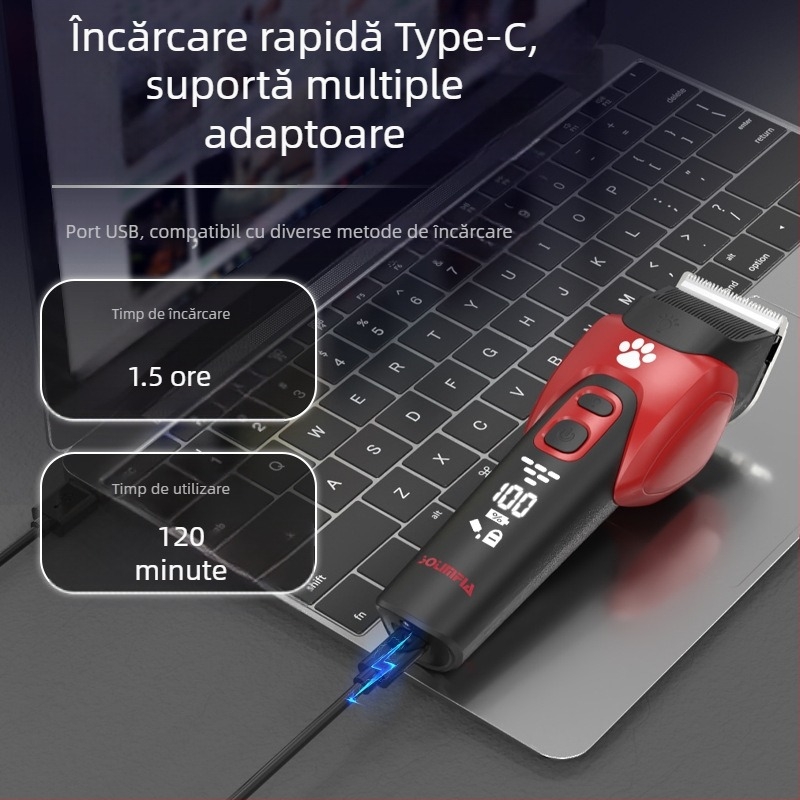 Foarfece speciale pentru animale de companie de mare putere, pentru tunderea părului de animale mari, tunsoare electrică, dispozitiv de ras pentru pisici și câini de uz casnic, en-gros