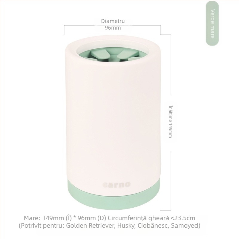 Artefact de spălat picioare pentru câini de companie, nu este nevoie să ștergeți picioarele, spălător automat electric pentru labe de pisică, cană de spălat picioare, consumabile pentru ursuleți de pluș pentru căței