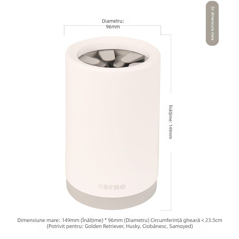 Artefact de spălat picioare pentru câini de companie, nu este nevoie să ștergeți picioarele, spălător automat electric pentru labe de pisică, cană de spălat picioare, consumabile pentru ursuleți de pluș pentru căței