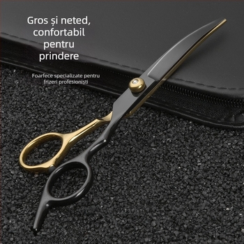 Foarfece de înfrumusețare pentru animale de companie, instrument de tuns părul, set special de tuns, foarfece curbate pentru părul de câine, artefact de forfecare de pluș