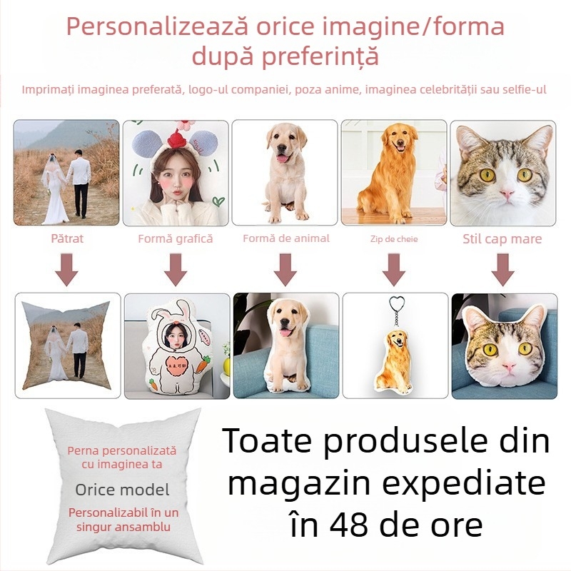 Pernă 3D DIY extraterestră, Buddha, mic companion, fără bordură, fotografie imprimabilă, fără margini albe, sculptură amuzantă în nisip, personalizare din fabrică, păpușă