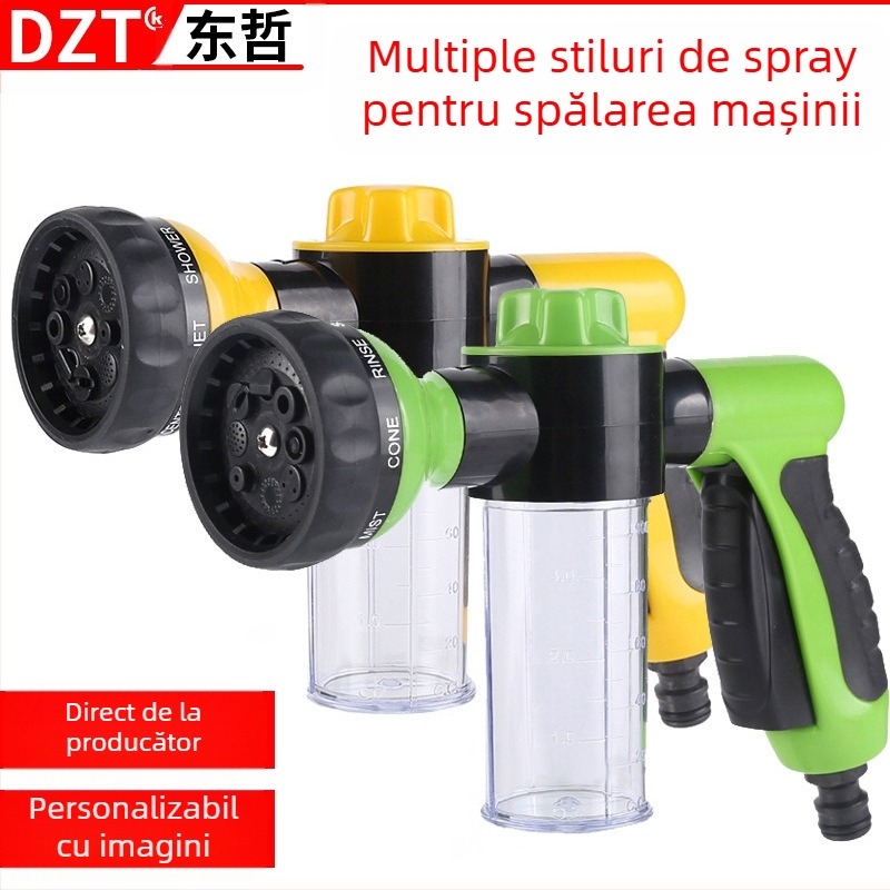 FURTUN MAGIC, conductă de apă pentru grădină, țeavă telescopică de 3 ori, spălătorie auto, pistol cu apă de înaltă presiune, udare flori, 15m 30m