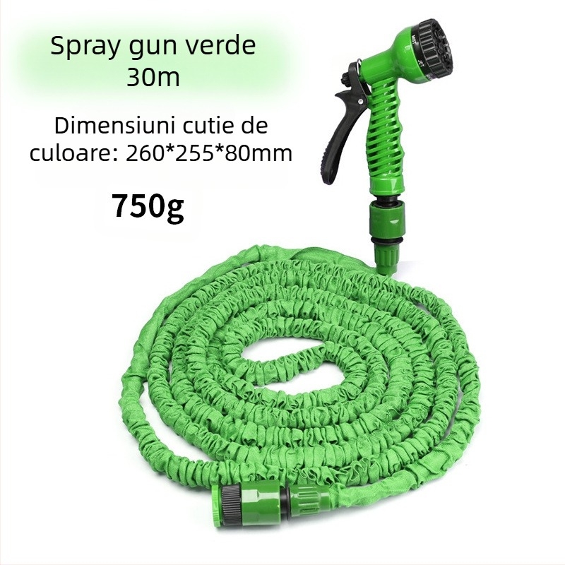 FURTUN MAGIC, conductă de apă pentru grădină, țeavă telescopică de 3 ori, spălătorie auto, pistol cu apă de înaltă presiune, udare flori, 15m 30m