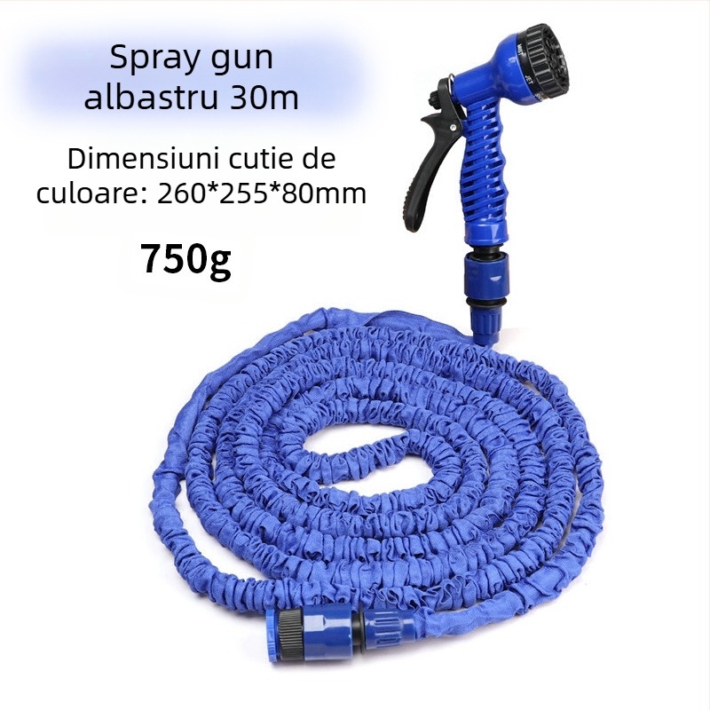 FURTUN MAGIC, conductă de apă pentru grădină, țeavă telescopică de 3 ori, spălătorie auto, pistol cu apă de înaltă presiune, udare flori, 15m 30m