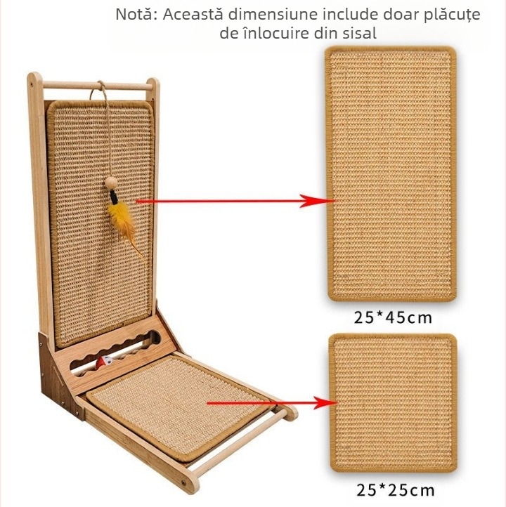 Jucărie pentru animale de companie, sabie, pernă de cânepă, fără mătreață, placă de zgâriat pentru pisici, perete vertical, șlefuit, rezistent la mușcături, joacă amuzant, livrare dintr-o singură bucată