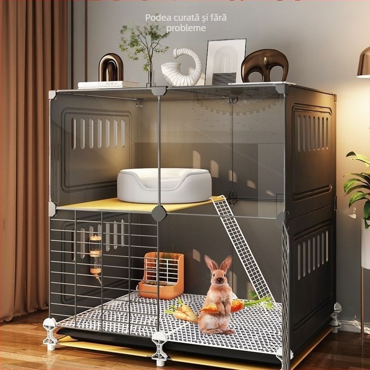 Cușcă de iepuri acasă, cuib de dormit interior, iepure anti-spray de urină, vilă specială, mare, extra mare, olandez, porc de Guineea