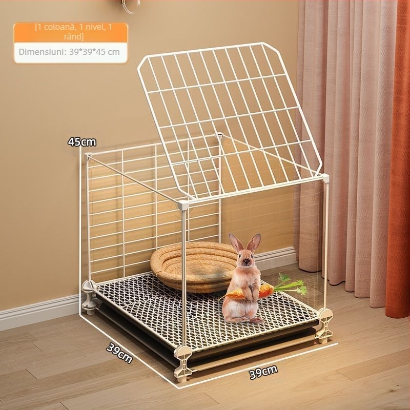 Cușcă de iepuri acasă, cuib de dormit interior, iepure anti-spray de urină, vilă specială, mare, extra mare, olandez, porc de Guineea