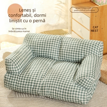 Cuib de pisică Four Seasons Universal Hot Kennel Pet Sofa Drăguț îngroșat Pet Pernă Câine Pisică Furnituri En-gros