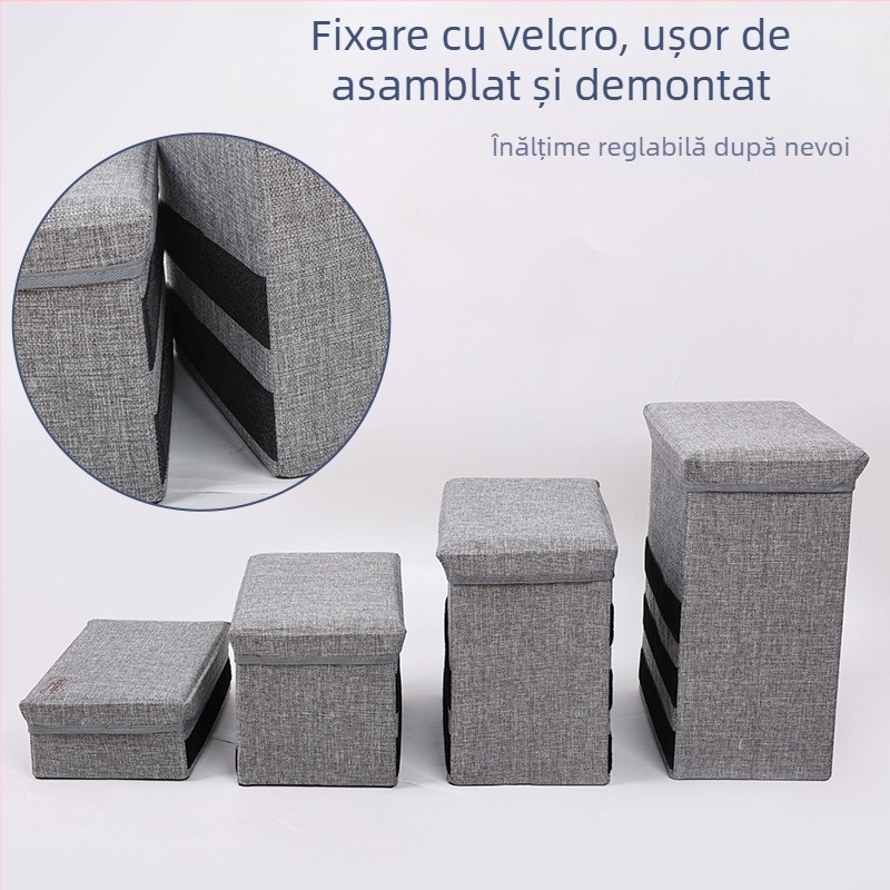 Scara pentru câini de companie poate fi depozitată, pliabilă cu patru straturi, scară pentru câini, scară pentru cățărat, scară pentru pat, scară pentru câini de companie