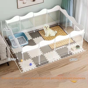 Gard pentru câini, gard pentru interior și gospodărie, pentru câini mici, gard pentru iepuri de pluș, izolare pentru animale de companie, ușă, gard pentru pisici, cușcă anti-evadare
