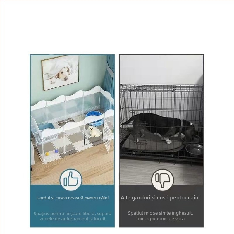 Gard pentru câini, gard pentru interior și gospodărie, pentru câini mici, gard pentru iepuri de pluș, izolare pentru animale de companie, ușă, gard pentru pisici, cușcă anti-evadare