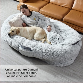 Fabrica transfrontalieră de canisă pentru câini umani furnizează direct pat gigant pentru câini cu canină, detașabil și lavabil, cu burete, canapea leneșă, saltea pentru animale de companie