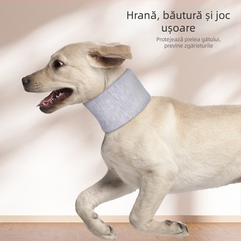 Inel de gât pentru animale de companie Amazon, nou, reglabil, confortabil, pentru gâtul animalelor de companie, manșon postoperator anti-lingere, pentru gâtul câinilor