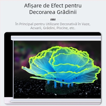 Acvariu decorațiuni ornamente pește rezervor amenajare a teritoriului coral simulare salată verde coral luminos lume subacvatică peisaj mic