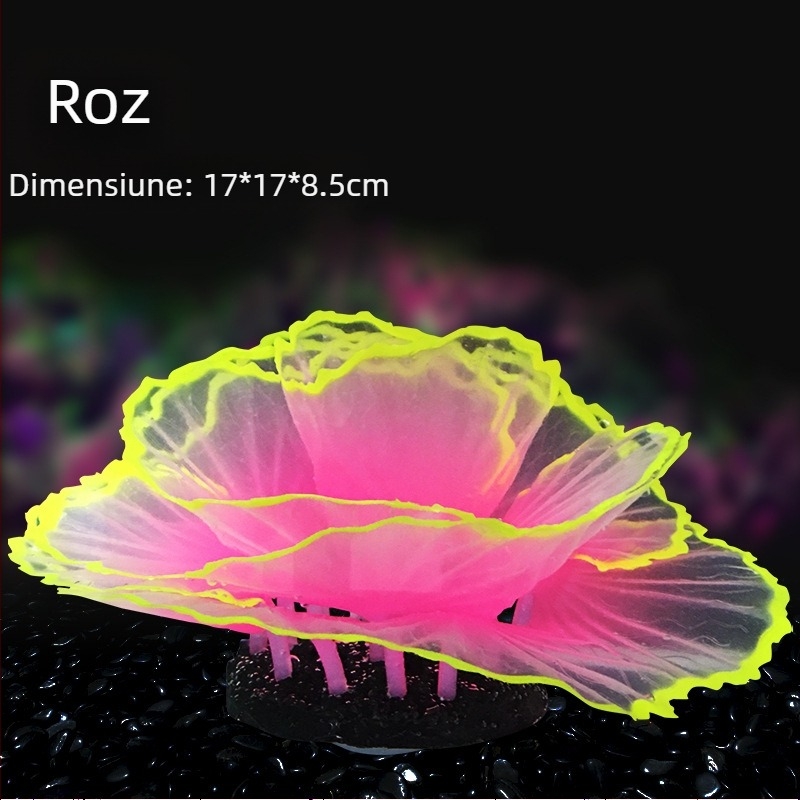 Acvariu decorațiuni ornamente pește rezervor amenajare a teritoriului coral simulare salată verde coral luminos lume subacvatică peisaj mic