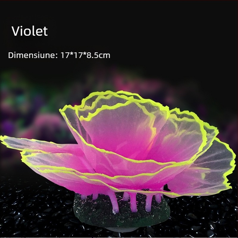 Acvariu decorațiuni ornamente pește rezervor amenajare a teritoriului coral simulare salată verde coral luminos lume subacvatică peisaj mic