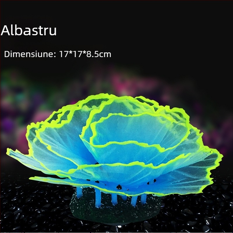 Acvariu decorațiuni ornamente pește rezervor amenajare a teritoriului coral simulare salată verde coral luminos lume subacvatică peisaj mic